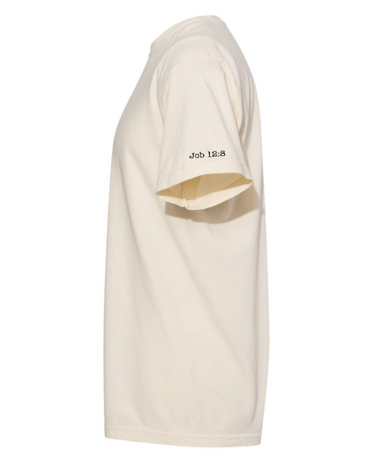 Garment Dyed T-shirt- Ivory