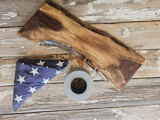 Black Walnut Live Edge Charcuterie Board 21x8.5 inches