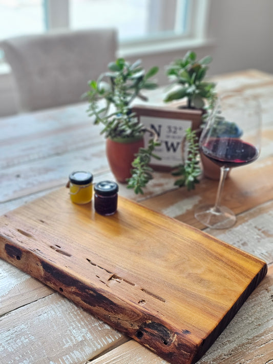 Live Edge Osage Orange Charcuterie Board